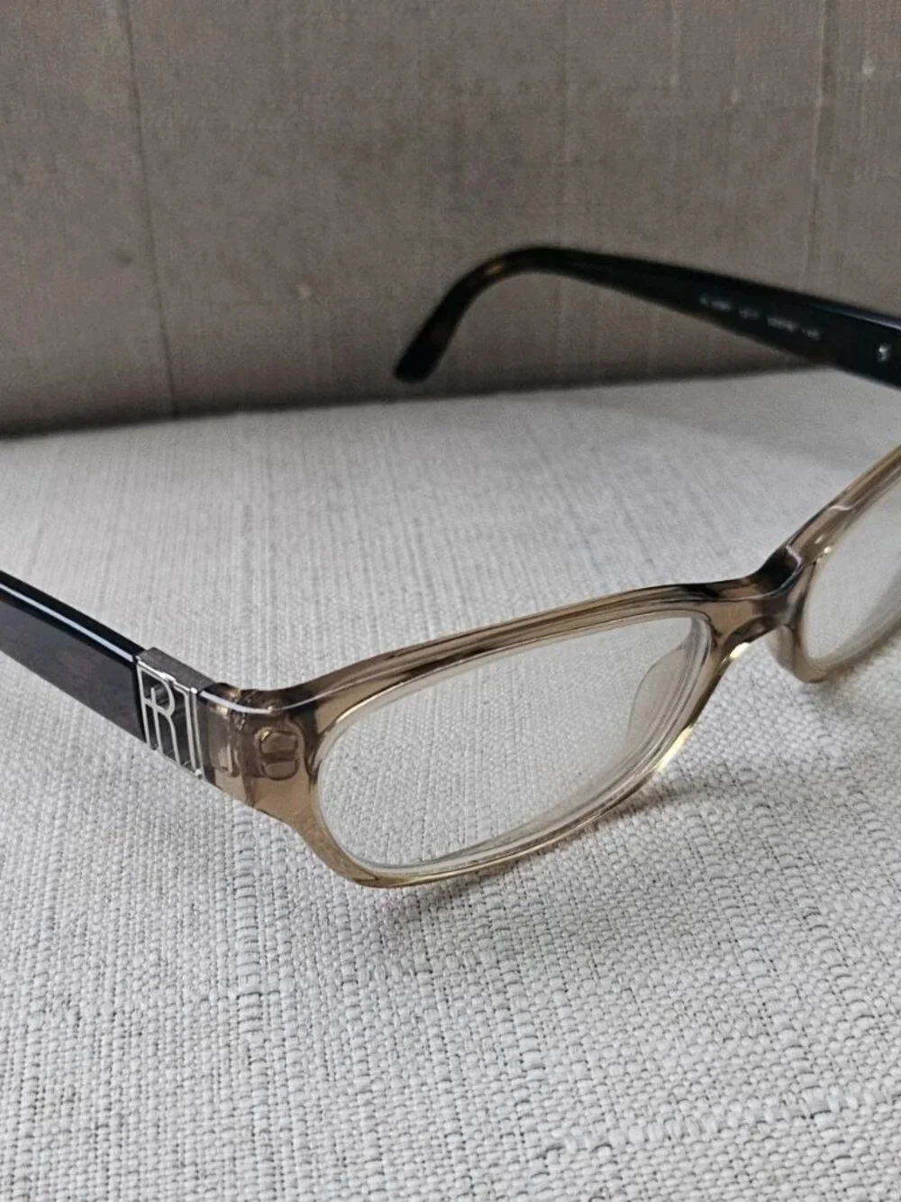 Ralph Lauren Eyeglasses Frame Tan/Dark Tortoise Eyewear RL6081 Made in Italy